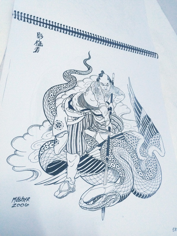 libro cuaderno plantilla tatuaje 1u